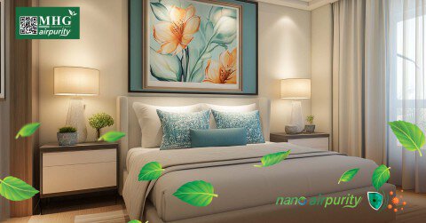 Tạo Môi Trường Phòng Ngủ Tươi Mới và Kháng Khuẩn Với Tranh Nano AirPurity