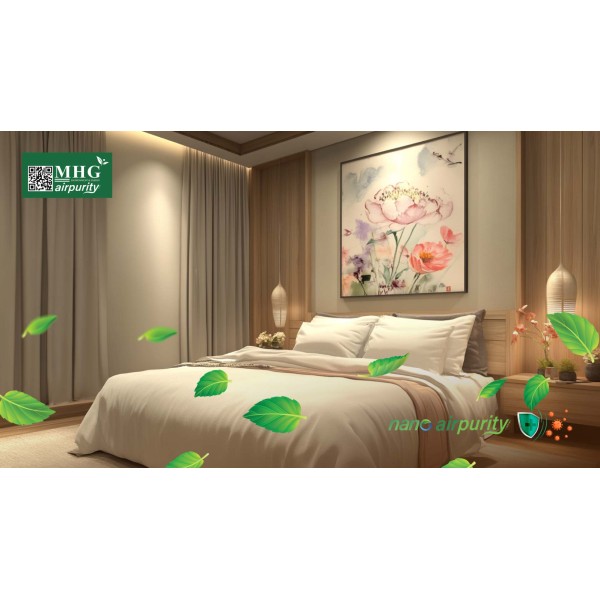 Giữ Phòng Ngủ Khỏi Khuẩn Và Tạo Không Gian An Toàn Với Tranh Nano AirPurity