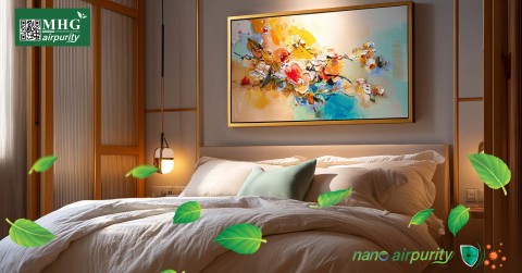 Tạo Không Gian Phòng Ngủ Lành Mạnh, Kháng Khuẩn Và Tinh Khiết Với Tranh Nano