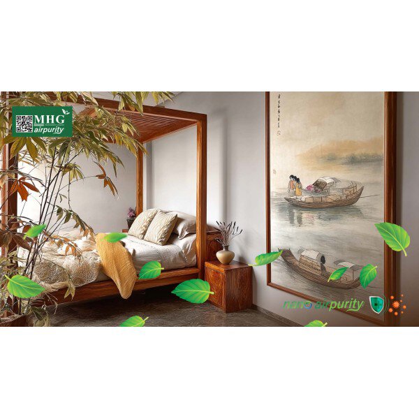 Tạo Không Gian Sạch Và An Toàn Cho Phòng Ngủ Với Tranh Nano AirPurity