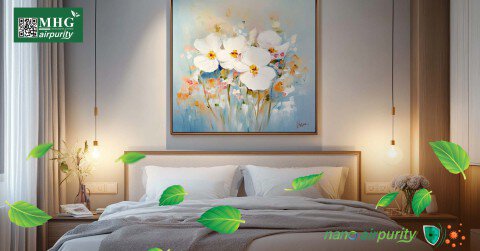 Giữ Phòng Ngủ Sạch Khuẩn Và Tăng Cường Sức Khỏe Với Tranh Nano AirPurity
