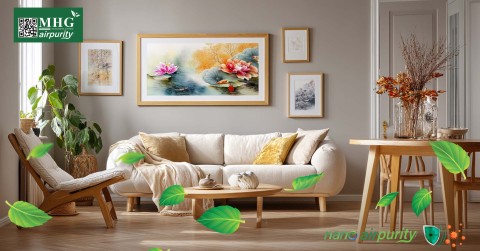 Giải Pháp Kháng Khuẩn Hài Hòa Với Phong Thủy Nhờ Tranh Nano AirPurity