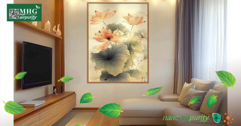 Kháng Khuẩn, Cải Thiện Phong Thủy Ngôi Nhà Với Tranh Nano AirPurity