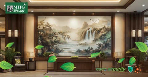 Tạo Phong Thủy Lành Mạnh Với Tranh Nano AirPurity Kháng Khuẩn Cho Ngôi Nhà