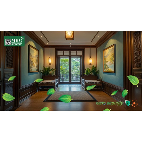 Khử Khuẩn Và Đảm Bảo Phong Thủy Tốt Với Tranh Nano AirPurity