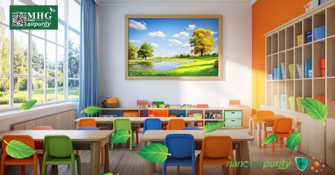 Tạo Môi Trường Học Tập Lành Mạnh Với Tranh Nano Khử Khuẩn AirPurity