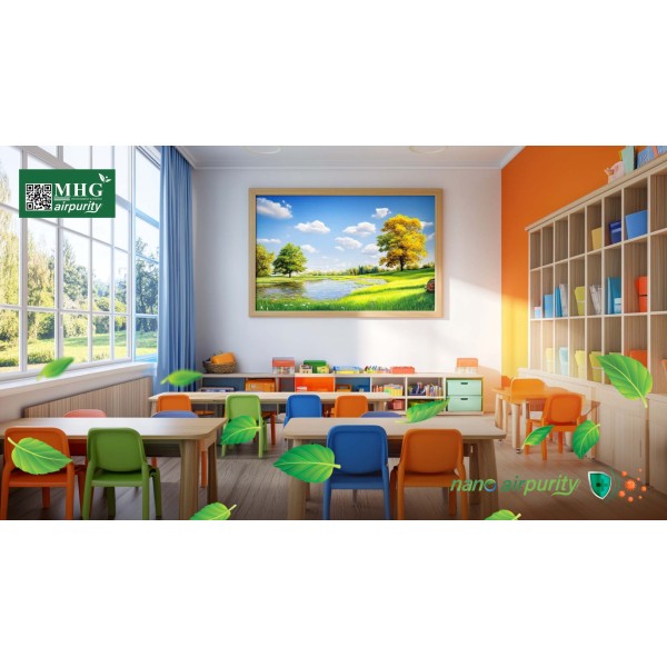 Tạo Môi Trường Học Tập Lành Mạnh Với Tranh Nano Khử Khuẩn AirPurity