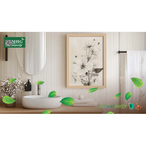 Kháng Khuẩn Hiệu Quả Cho Nhà Vệ Sinh Với Tranh Nano AirPurity