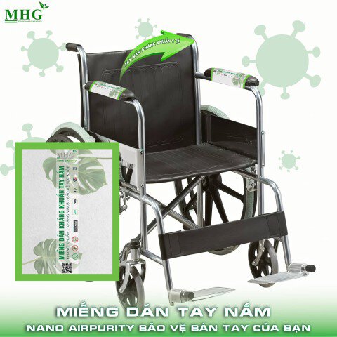 Miếng dán Nano Airpurity - Tay nắm cửa 20x15 cm, kháng khuẩn, virus