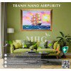 Tranh treo tường Nano Airpurity 50x70 cm kháng khuẩn, virus, khử mùi