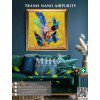 Tranh treo tường Nano Airpurity Platinum 50x50 thanh lọc không khí