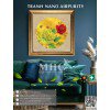 Tranh treo tường Nano Airpurity Platinum 50x50 thanh lọc không khí