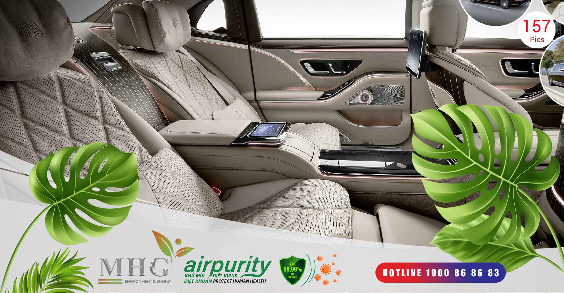 Miếng dán khử khuẩn sau ghế ô tô giúp bạn giải toả nỗi lo mùi hôi trên xe